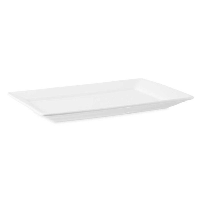Bandeja Rectangular Porcelana 37 Cm Vessia (8 Unidades) 1 Bandeja Rectangular Porcelana 37 Cm Vessia (8 Unidades) 1