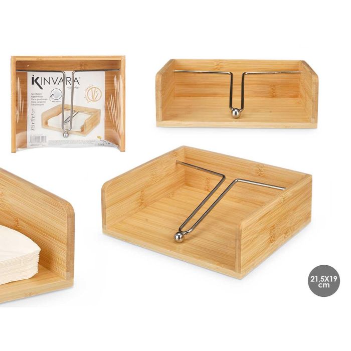 Servilletero Bambu Kinvara 21X7CM (8 Unidades) Servilletero Bambu Kinvara 21X7CM (8 Unidades)
