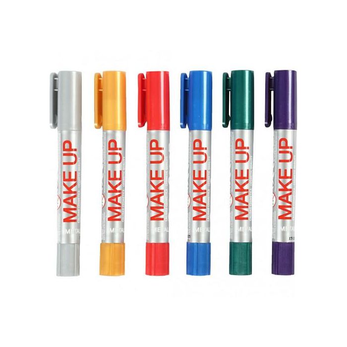 Playcolor 01011 Pocket Make Up Metallic - 6 Colores Surtidos: Azul, Oro, Verde, Lila, Rojo, Plata 5 Playcolor 01011 Pocket Make Up Metallic - 6 Colores Surtidos: Azul, Oro, Verde, Lila, Rojo, Plata 5