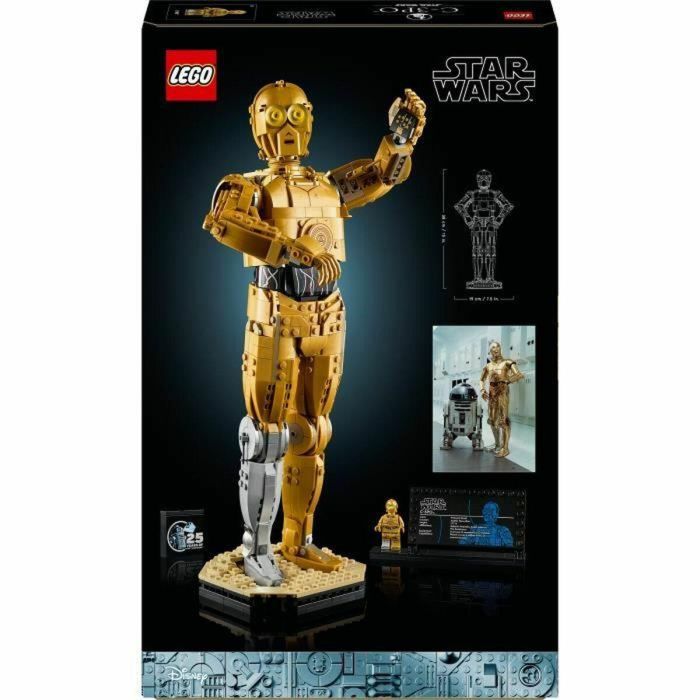 LEGO Star Wars 75398 C-3PO - Minifigura de droide para construir - Kit de modelo para adultos 1