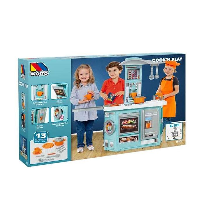 Cocina con planchador molto cook 16 accesorios 100x97x31 cm 2 Cocina con planchador molto cook 16 accesorios 100x97x31 cm 2