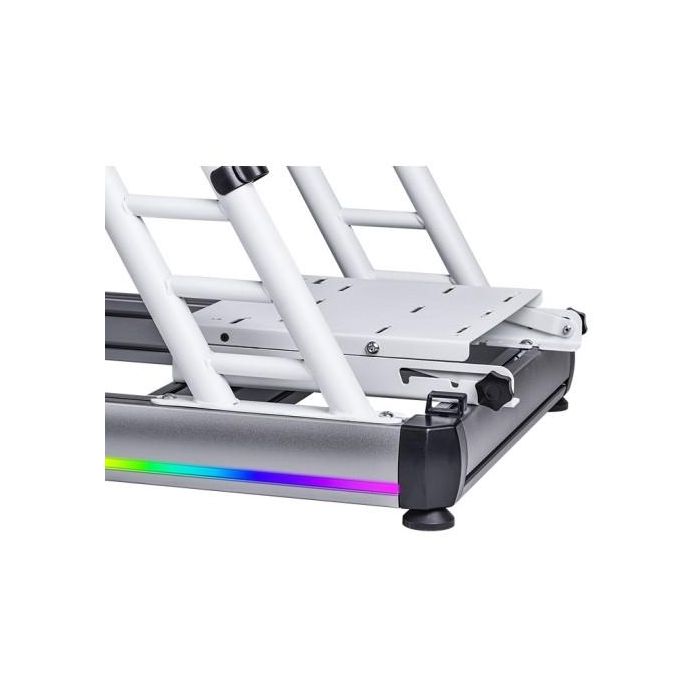 Thermaltake GR500 Snow Racing Simulator Cockpit Silla Gaming GSC-R50-CPASWH-01 - 120 kg, Respaldo Duro, Altura y Pedal Ajustables 2