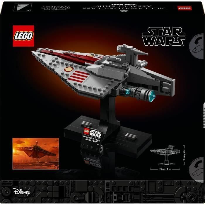 LEGO Star Wars 75404 Transporte de asalto clase Acclamator - Kit de modelo para adultos 5