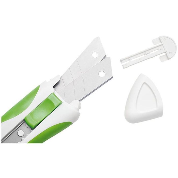 WEDO Cutter Soft 18 mm gn. Comfortline incl. 2 Klingen weiß 1