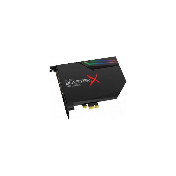 Creative Labs Sound BlasterX AE-5 Plus Tarjeta de Sonido Interna 5.1 Canales PCI-E DAC con Iluminación RGB, Dolby Digital Live y DTS 2
