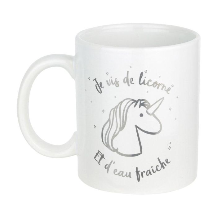 Home Deco Factory Taza Cerámica Licorne 350 Ml 0 Home Deco Factory Taza Cerámica Licorne 350 Ml 0