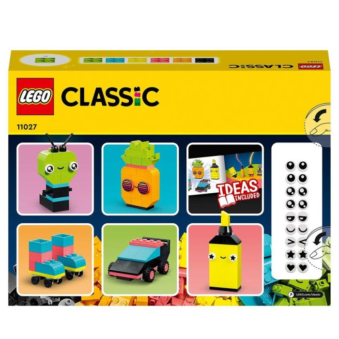Juego de construccion diversión creativa neón lego classic 1 Juego de construccion diversión creativa neón lego classic 1