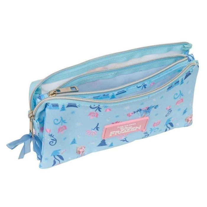 Safta Portatodo Triple Escolar Frozen Ice Magic, Estuche Infantil con 3 Compartimentos, para Niños +3 Años, Medidas 22x12x3cm 2 Safta Portatodo Triple Escolar Frozen Ice Magic, Estuche Infantil con 3 Compartimentos, para Niños +3 Años, Medidas 22x12x3cm 2