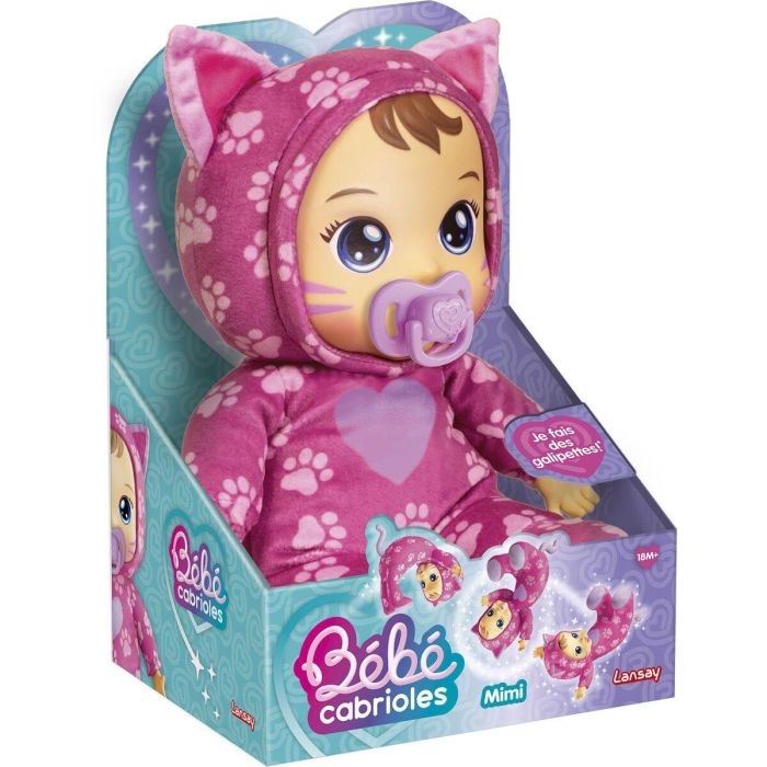 Lansay LAN3181860550809 Muñeca Bebé Mis Alcaparras de Bebé - Mimi la Gata - A partir de 18 meses 2