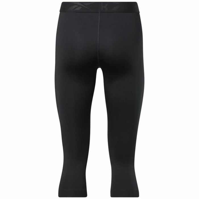 Mallas Deportivas de Mujer Reebok Capri Night Negro 6
