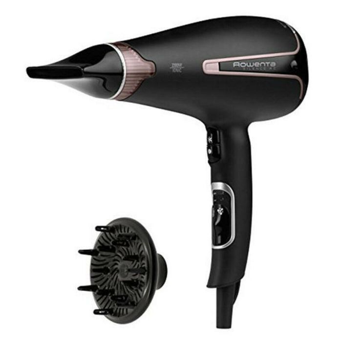 Secador de Pelo Rowenta CV7920 2300W AC Ultra Silent 2300 W Negro Negro / Oro rosa 4