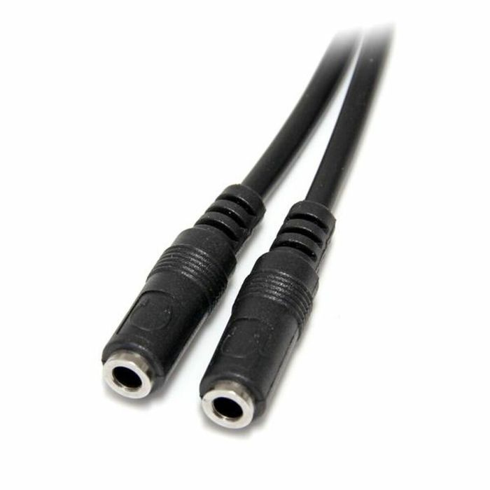 Adaptador Audio Jack Startech MUY1MFFS             Negro 0,2 m 1