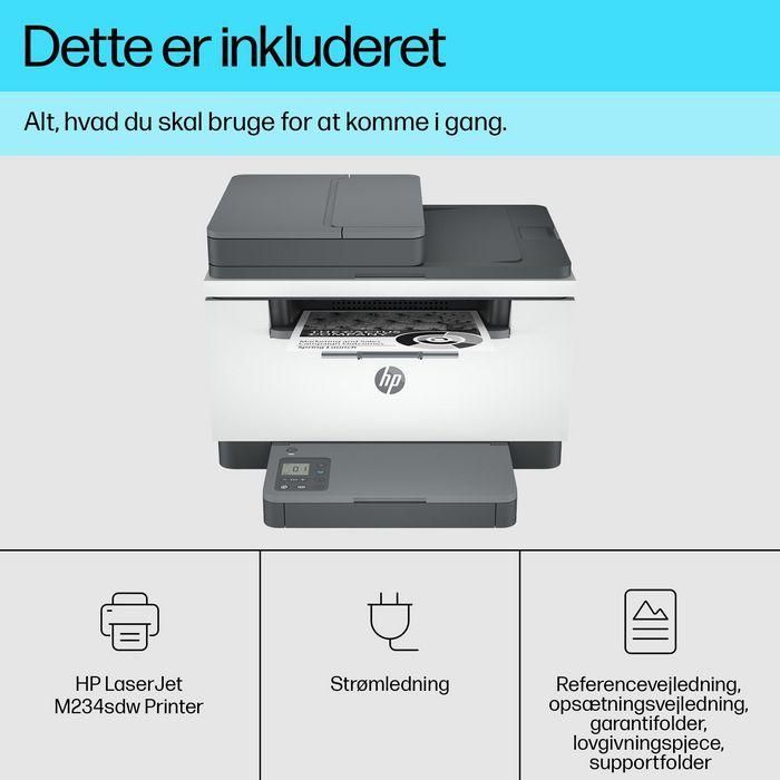 HP 6GX01F Impresora Multifunción Láser Monocromo LaserJet MFP M234sdw WiFi, Dúplex, ADF, 29 ppm, Blanca 23 HP 6GX01F Impresora Multifunción Láser Monocromo LaserJet MFP M234sdw WiFi, Dúplex, ADF, 29 ppm, Blanca 23