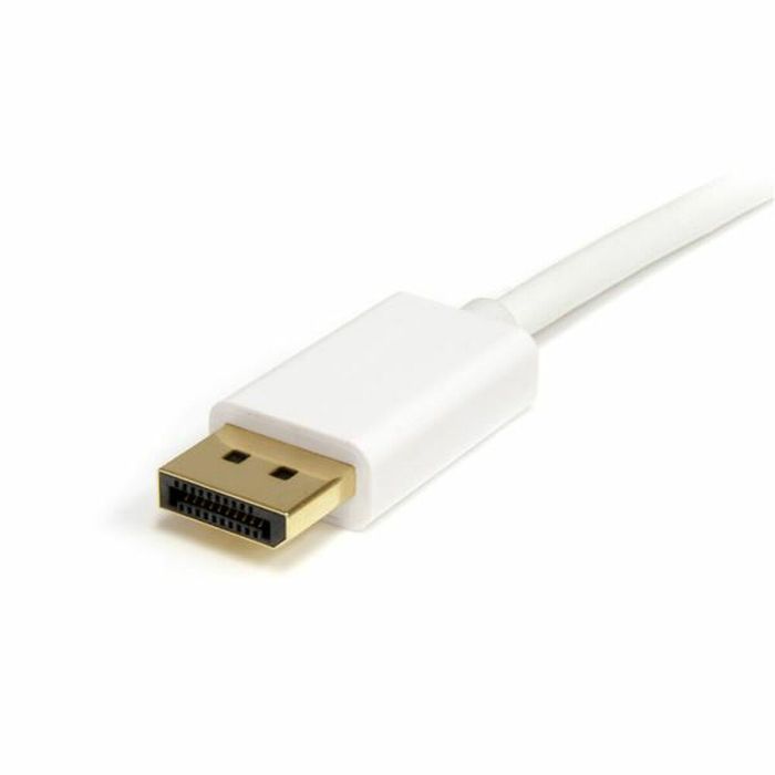 Cable DisplayPort Mini a DisplayPort Startech MDP2DPMM2MW (2 m) Blanco 4K Ultra HD 1