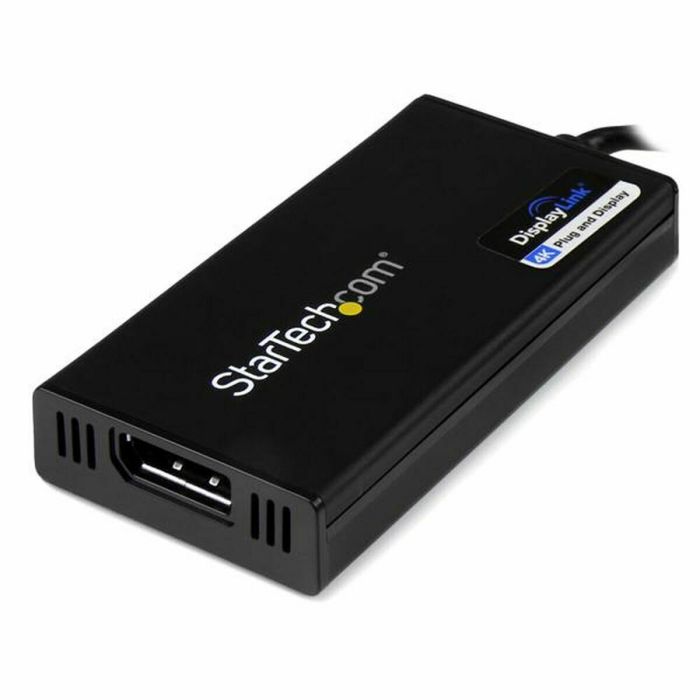 Adaptador Displayport-USB Startech USB32DP4K 4K Ultra HD Negro 1