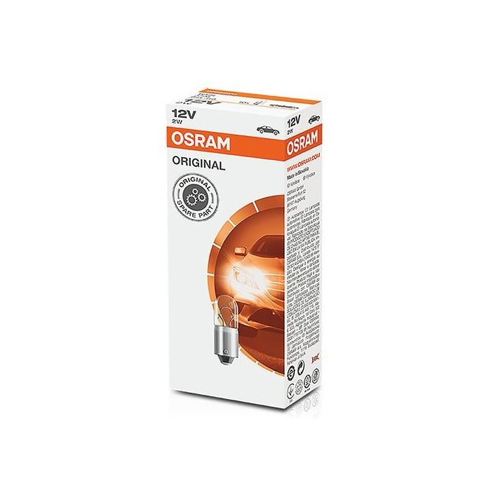 Osram Orginal 3796 Ba9S 12 V 2 W | 10 Unidades OS3796 Osram Orginal 3796 Ba9S 12 V 2 W | 10 Unidades OS3796