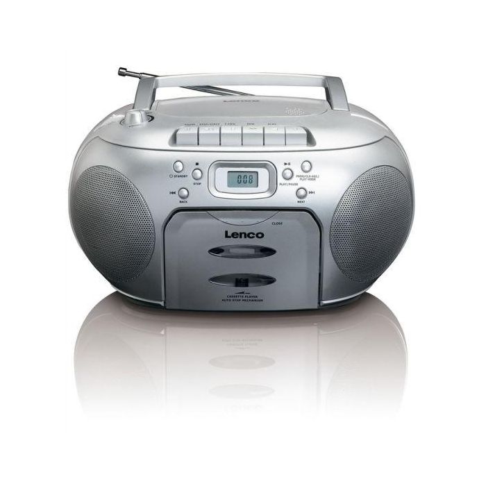 Lenco SCD-420 Radio Portátil CD/USB en Plata