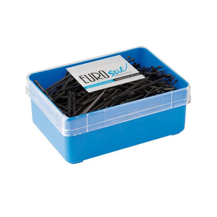 Eurostil Anti-deslizante caja clips negro negro 50mm