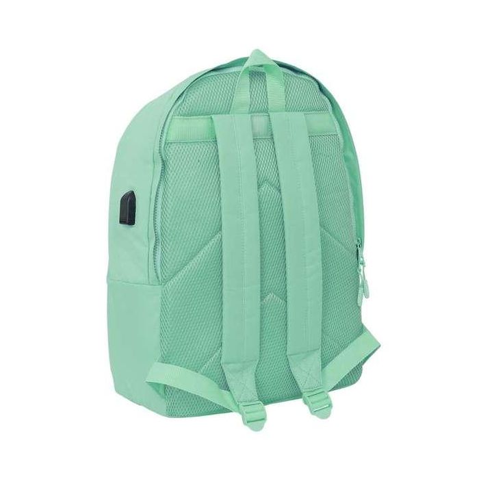 Safta Mochila Doble para Portátil 15,6"+USB Munich Turquesa 31x44x18 cm 6