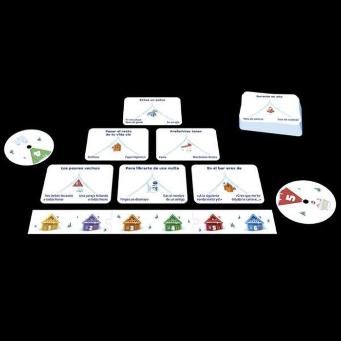 Cojones Games Izquierda derecha, el dilema Juego de cartas para adultos y fiestas 3-6 jugadores 30 minutos 1