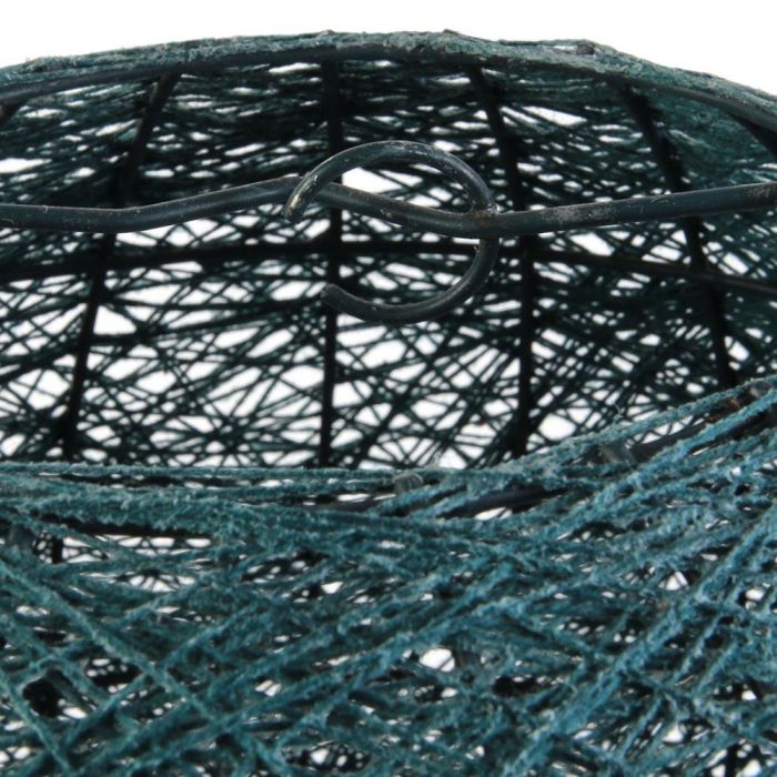 Home Deco Factory Pantalla Decorativa Azul 30 cm para Sala de Estar o Dormitorio Tejida 3