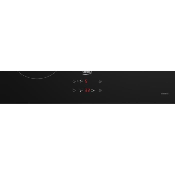 Beko HII63405MT Placa de inducción 3 fuegos Negro 2