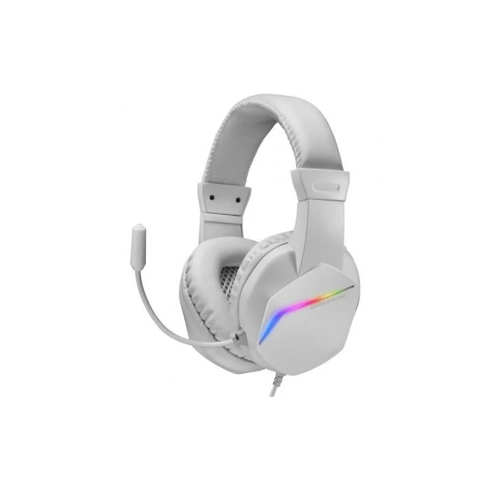 Mars Gaming Auriculares Gaming MH122/ Jack 3.5/ Blancos Micrófono FRGB Gaming