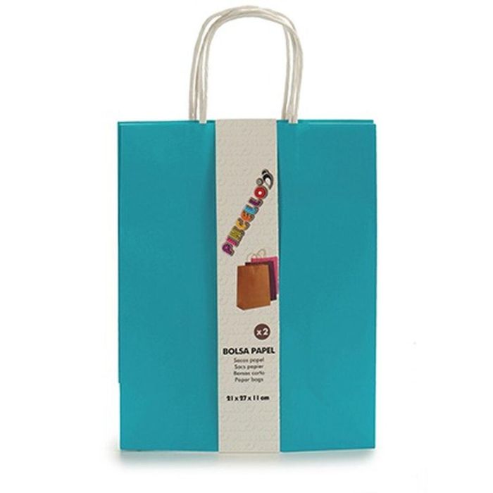 Set de Bolsas Pincello 1703696 Azul 11 x 36 x 21 cm Papel (12 Unidades) 1