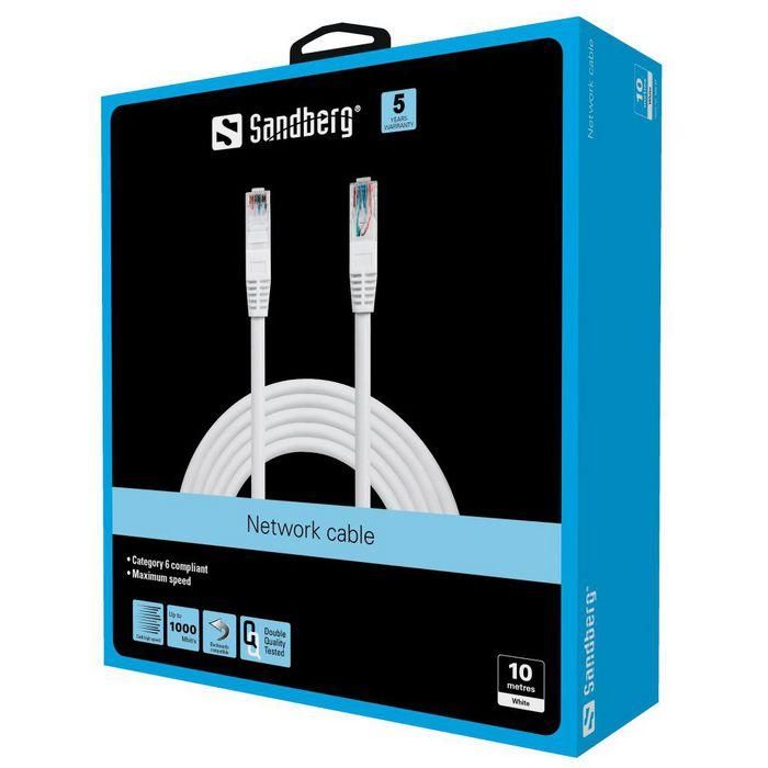 Sandberg Network Cable UTP Cat6 10 m 1 Sandberg Network Cable UTP Cat6 10 m 1