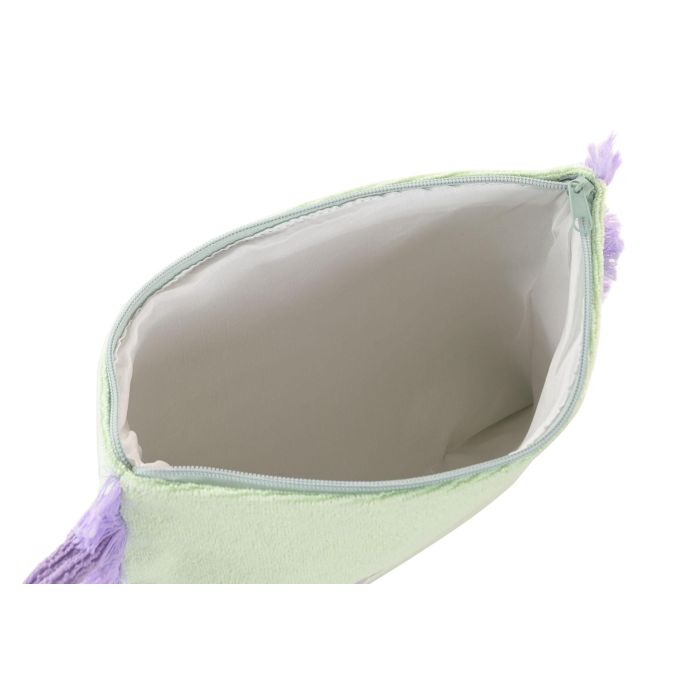 DKD Home Decor Neceser Mediterraneo Azul Verde 5 x 22 x 30 cm Poliester (6 Unidades)