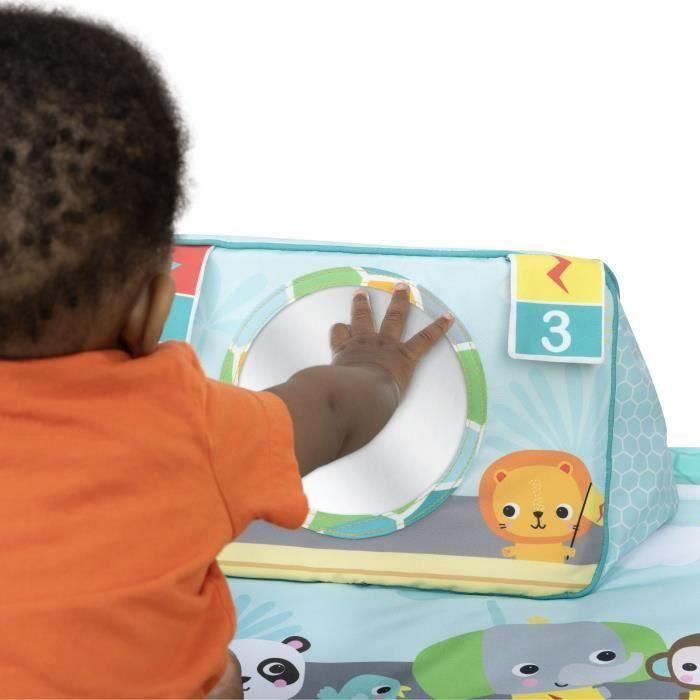 BRIGHT STARTS Tapete de actividades de fútbol, arco de juego con juguetes desmontables, música y luces, dimensiones: 47 x 74 x 74 4 BRIGHT STARTS Tapete de actividades de fútbol, arco de juego con juguetes desmontables, música y luces, dimensiones: 47 x 74 x 74 4
