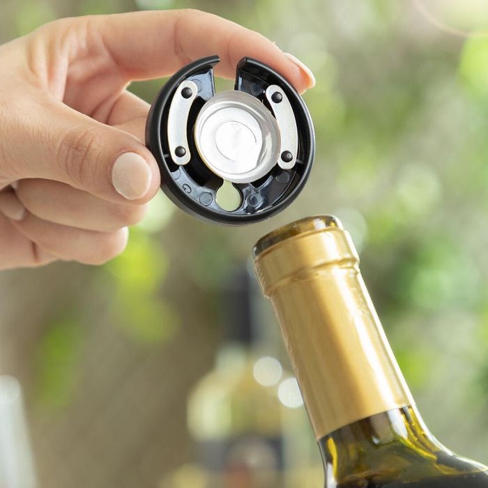 Sacacorchos Eléctrico con Accesorios para Vino Corking InnovaGoods 5 Sacacorchos Eléctrico con Accesorios para Vino Corking InnovaGoods 5