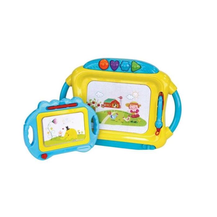 Pizarra magnética con mini pizarra colores sdos. - modelos surtidos 5 Pizarra magnética con mini pizarra colores sdos. - modelos surtidos 5