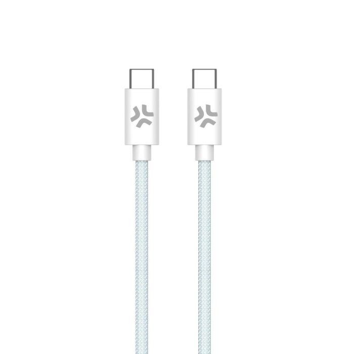 Cable USB-C Celly USBCUSBCCOTTLB Azul 1,5 m Cable USB-C Celly USBCUSBCCOTTLB Azul 1,5 m