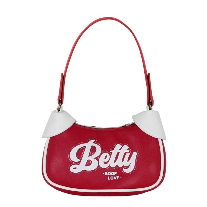 Bolso Fancy Casual Varsity Betty Boop Burdeos 2