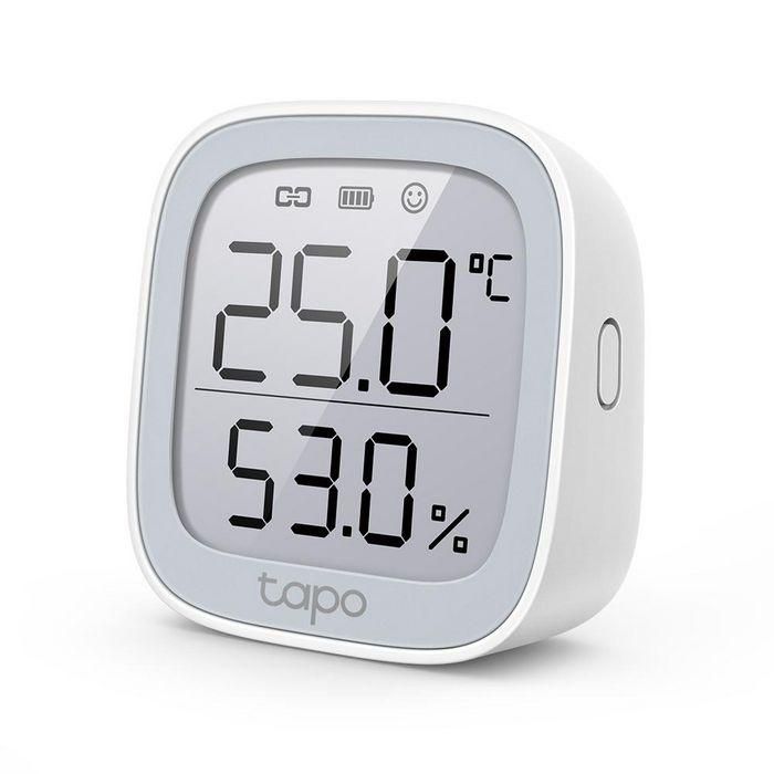 TP-Link Tapo T315 Sensor de Temperatura y Humedad Inalámbrico Interior con Pantalla, Rango Temp -20-60°C Humedad 0-99% HR TP-Link Tapo T315 Sensor de Temperatura y Humedad Inalámbrico Interior con Pantalla, Rango Temp -20-60°C Humedad 0-99% HR