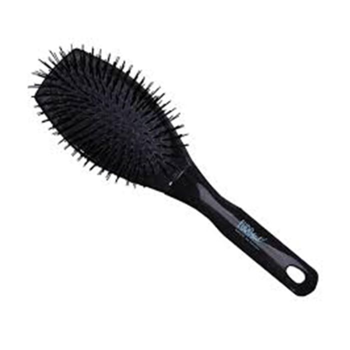 Eurostil Fuelle pua cepillo plastico mediano negro negro Eurostil Fuelle pua cepillo plastico mediano negro negro