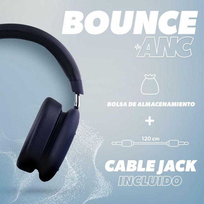 Auriculares Bluetooth con Micrófono T'NB BOUNCE Azul oscuro 1 Auriculares Bluetooth con Micrófono T'NB BOUNCE Azul oscuro 1