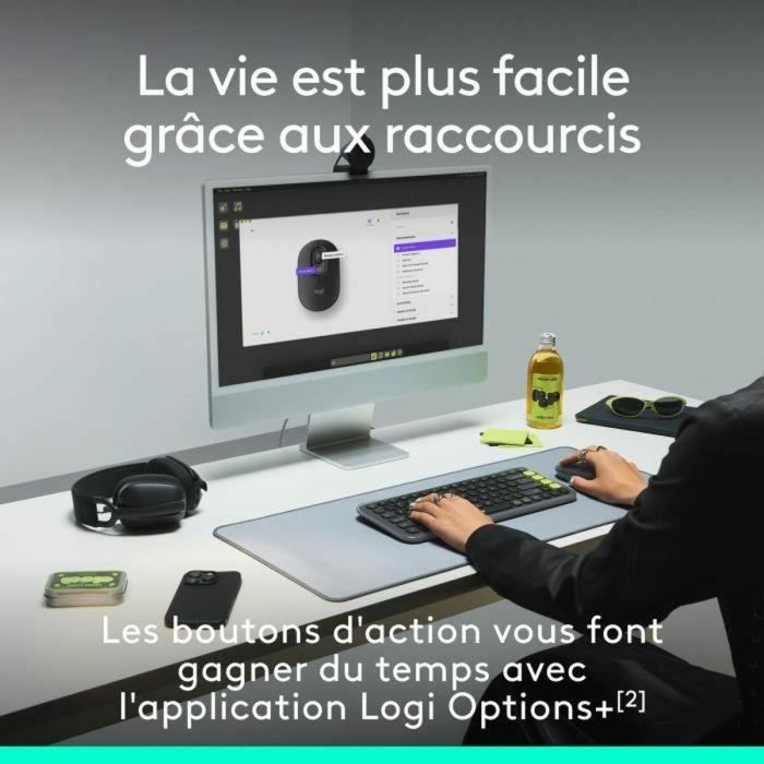 Logitech Ratón Pop Mouse Inalámbrico Rosa LOG5099206126404 3