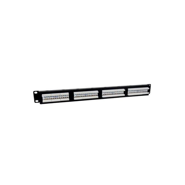 Phasak PU 2421 Patch Panel RJ45 Cat.6A UTP 24 Puertos Doble Bloque 19 pulgadas 1U para Redes de Alto Rendimiento 10 Gbps 1 Phasak PU 2421 Patch Panel RJ45 Cat.6A UTP 24 Puertos Doble Bloque 19 pulgadas 1U para Redes de Alto Rendimiento 10 Gbps 1