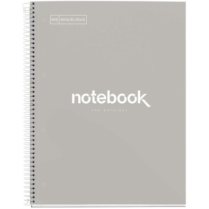 Miquelrius Cuaderno espiral Emotions A4, tapa forrada, 80 hojas 90g/m², cuadro 5 mm, microperforado 0 Miquelrius Cuaderno espiral Emotions A4, tapa forrada, 80 hojas 90g/m², cuadro 5 mm, microperforado 0