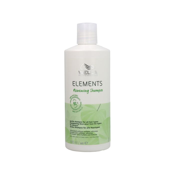 Elements champú renovador suave sin sulfatos todo tipo de cabellos 500 ml
