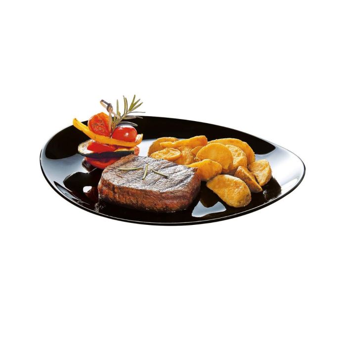 Plato Steak Vidrio Friends Time Luminarc 30x26 cm 1