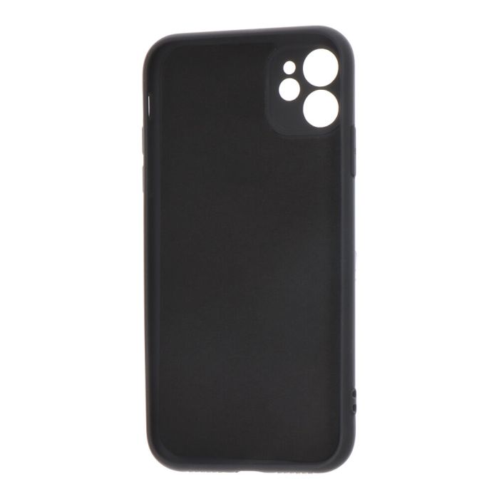 Carcasa negra de plástico soft touch para iphone 11 1