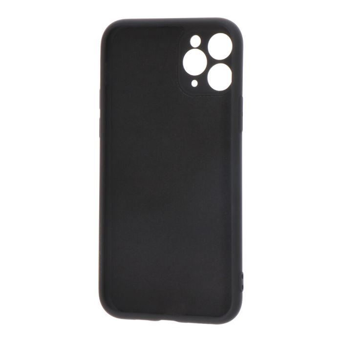 Carcasa negra de plástico soft touch para iphone 11 pro 1