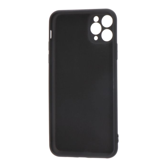 Carcasa negra de plástico soft touch para iphone 11 pro max 1