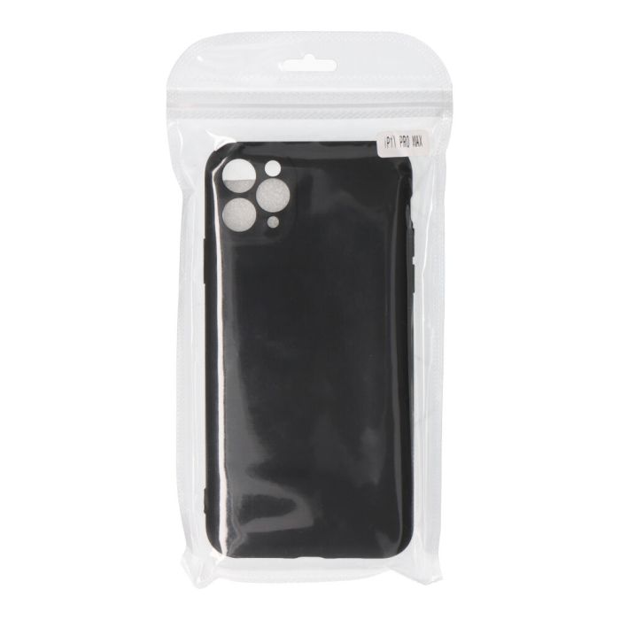 Carcasa negra de plástico soft touch para iphone 11 pro max 2