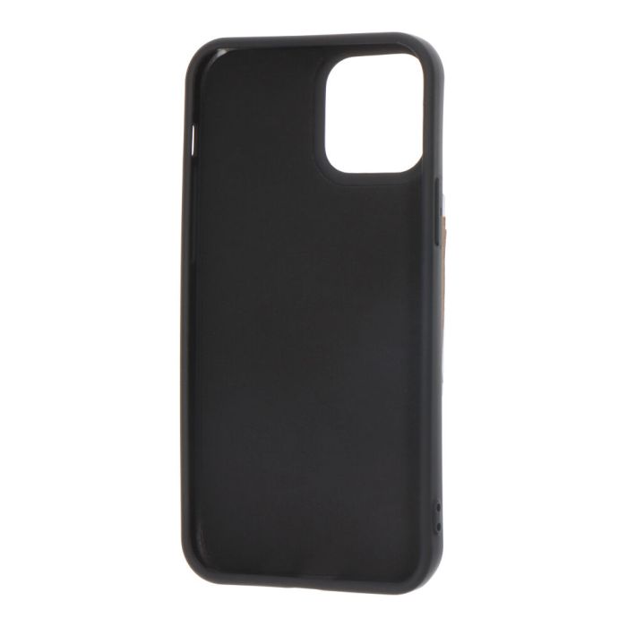Carcasa negra de plástico soft touch para iphone 12 pro 1
