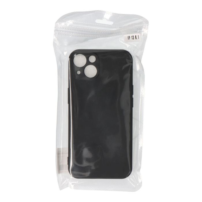 Carcasa negra de plástico soft touch para iphone 13 2