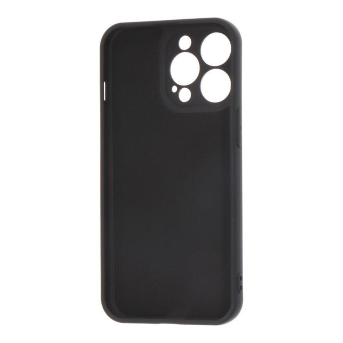 Carcasa negra de plástico soft touch para iphone 13 pro 1